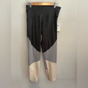 3/$20 Old Navy NWT Elevate Colorblock Leggings - Black, Gray, and Cream Medium
